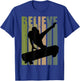 Retro Boys Gymnastics Believe Motivational Pommel Horse T-Shirt - T-Shirt | Royal