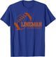 Lineman All Cuts No Glory Football T-Shirt - T-Shirt | Royal