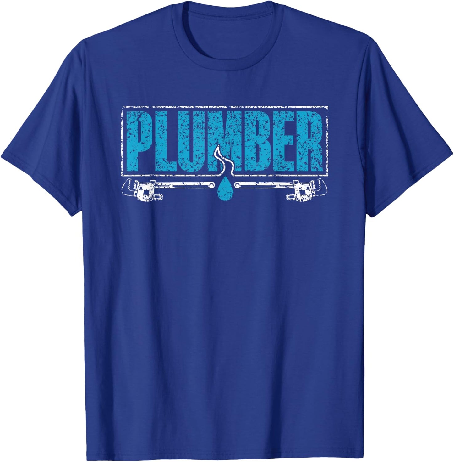 Plumber Plumbers Pipefitter Plumbing Pipe T-Shirt - T-Shirt | Royal