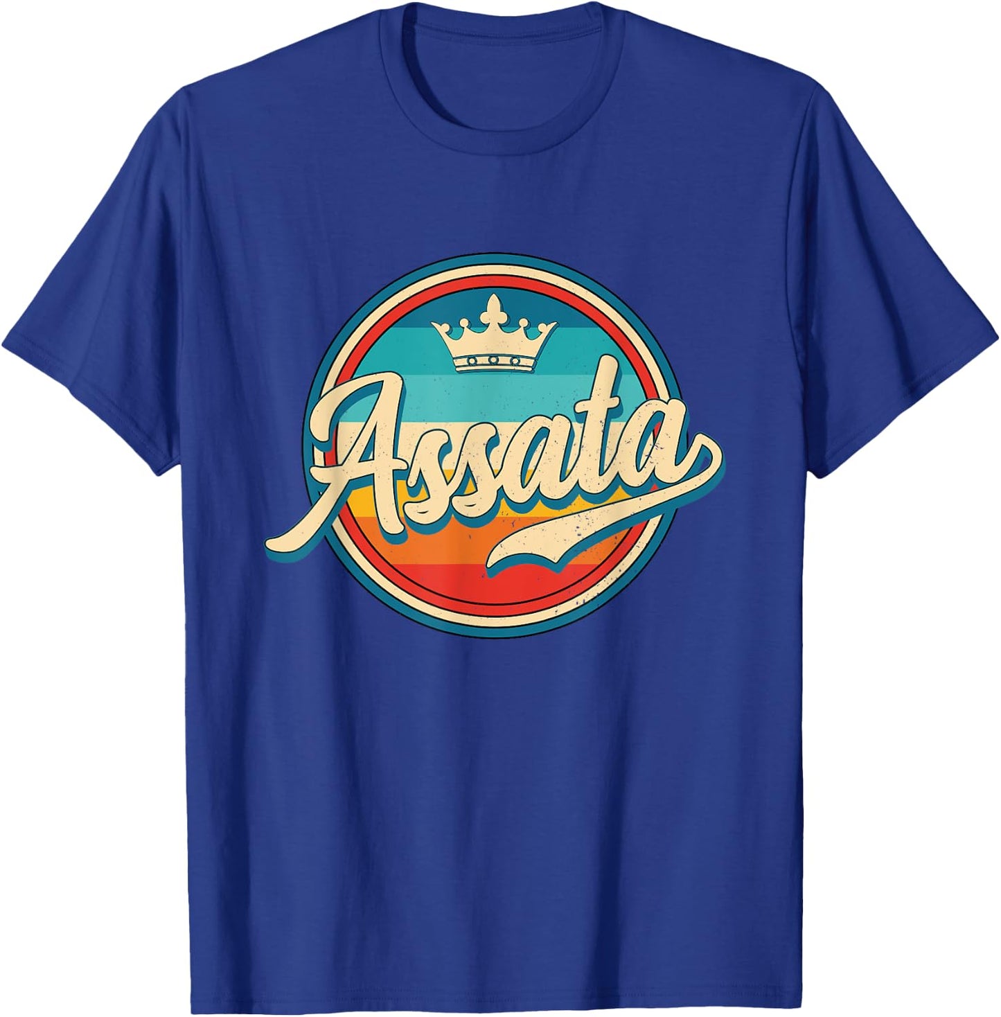 Assata Retro Name Funny Vintage First Name Assata T-Shirt - T-Shirt | Royal