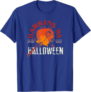 Stranger Things Halloween Hawkins '85 Upside Down T-Shirt - T-Shirt | Royal