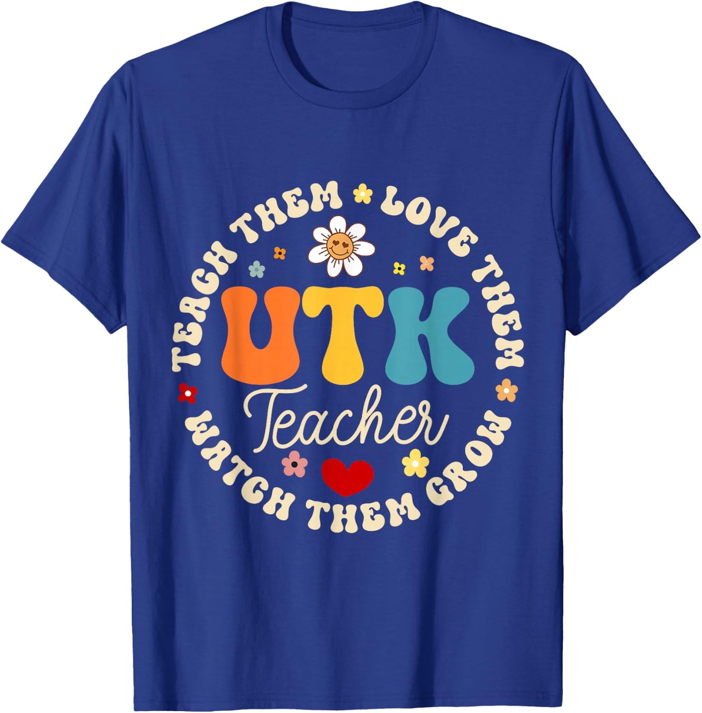 UTK Teacher Universal Transitional Kindergarten Squad T-Shirt - T-Shirt | Royal