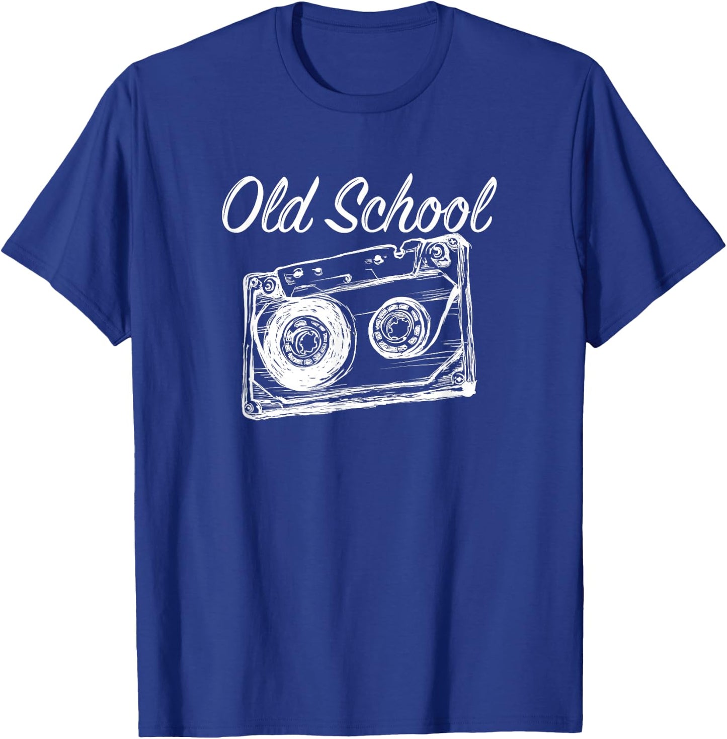 Keeping it Old School 80s 90s Retro Vintage Cassette Tape T-Shirt - T-Shirt | Royal