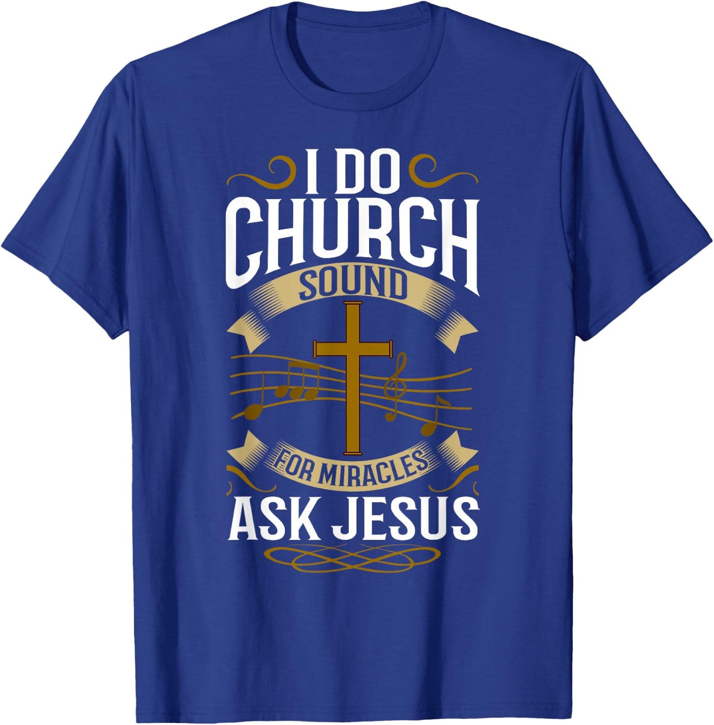 Church Sound Engineer Audio System Music Christian T-Shirt - T-Shirt | Royal