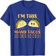 I'm This Many Tacos Second Birthday Party Cinco De Mayo T-Shirt - T-Shirt | Royal