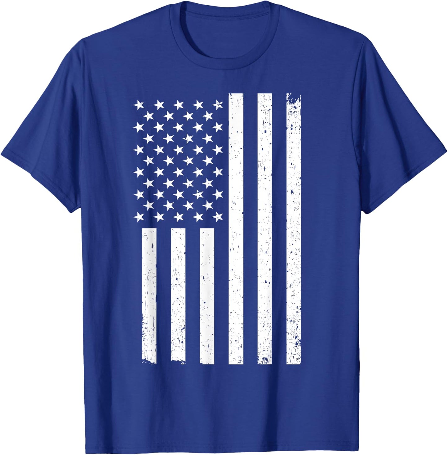 Stars & Stripes USA Flag Patriotic America: Men's & Women's T-Shirt - T-Shirt | Royal