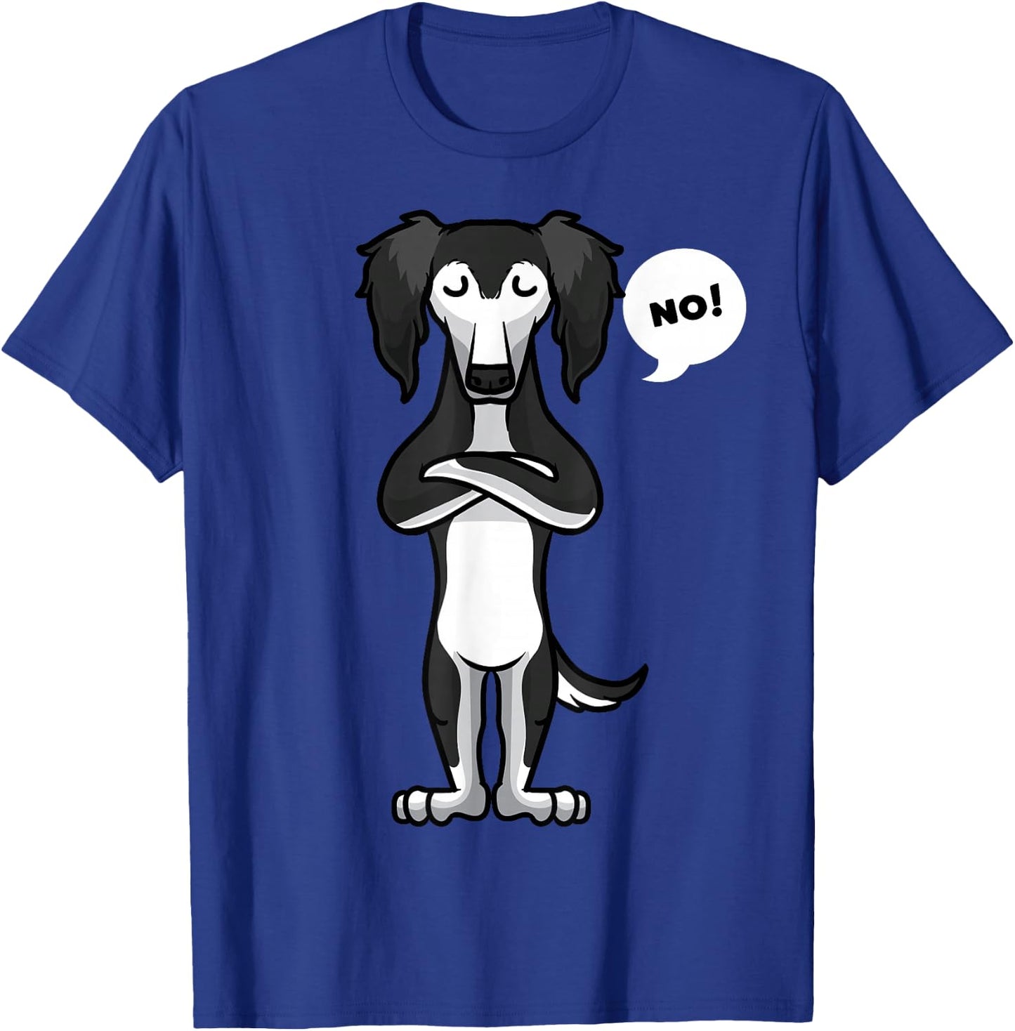 Stubborn Saluki Dog T-Shirt - T-Shirt | Royal