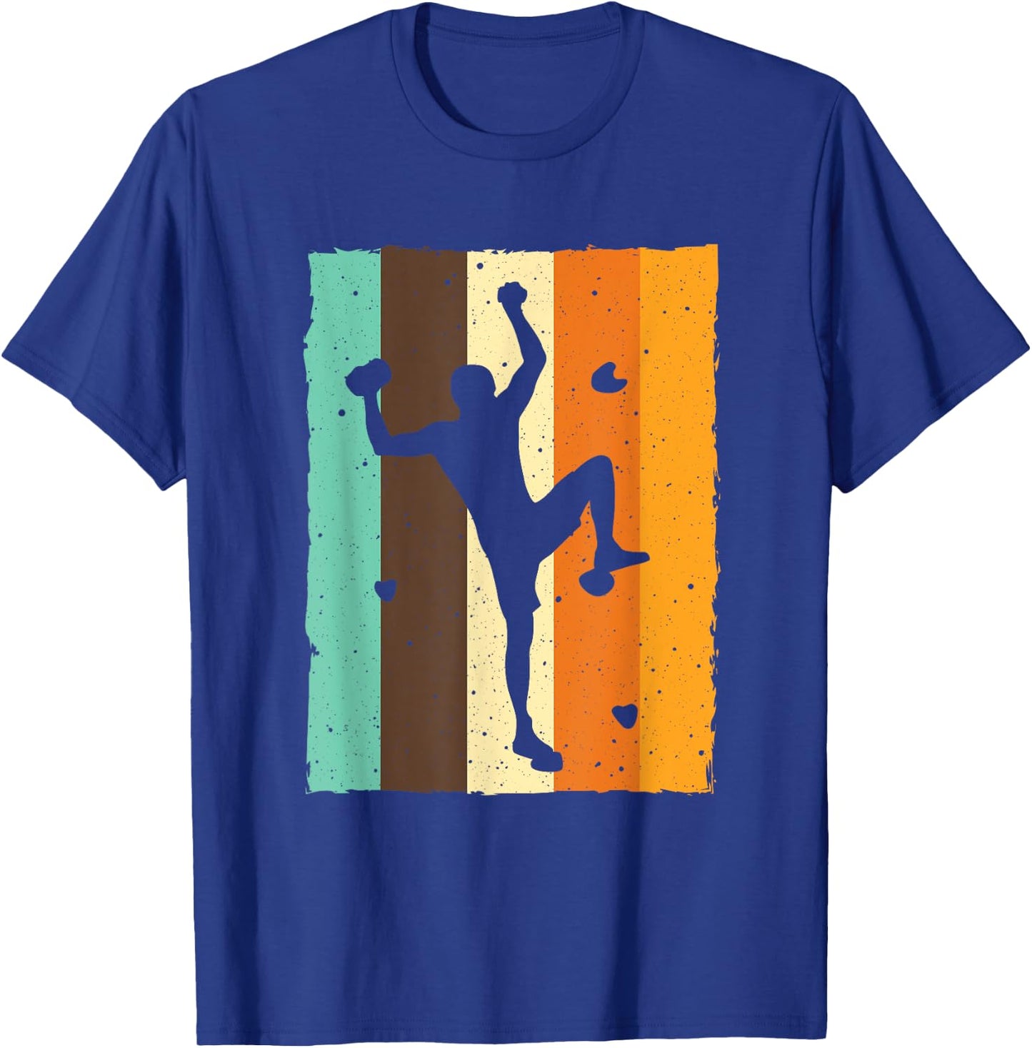 Vintage Bouldering Design Rock Climbing Women Kids T-Shirt - T-Shirt | Royal