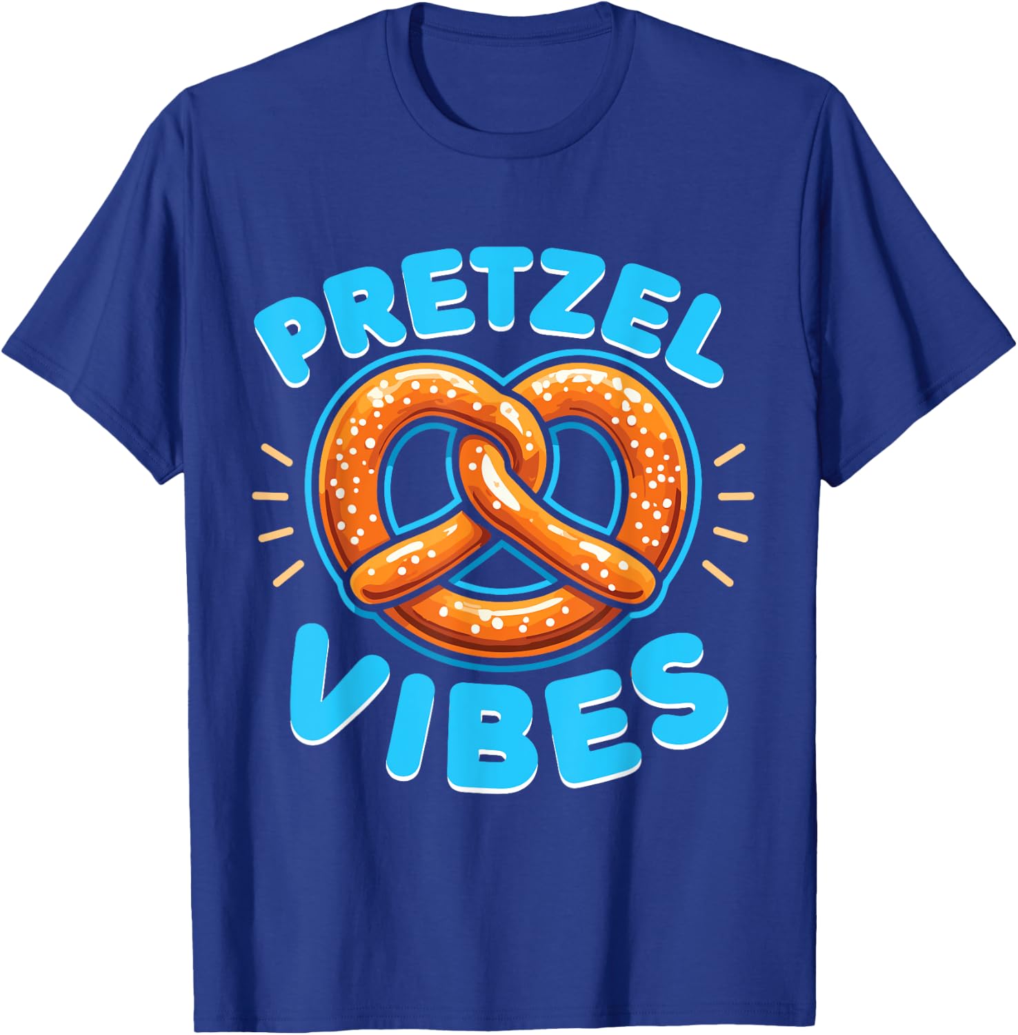 Pretzel Lover Snack Pretzel Vibes T-Shirt - T-Shirt | Royal