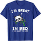 Panda Bear Bears Nap Sleeping Pajama Nightgown T-Shirt - T-Shirt | Royal