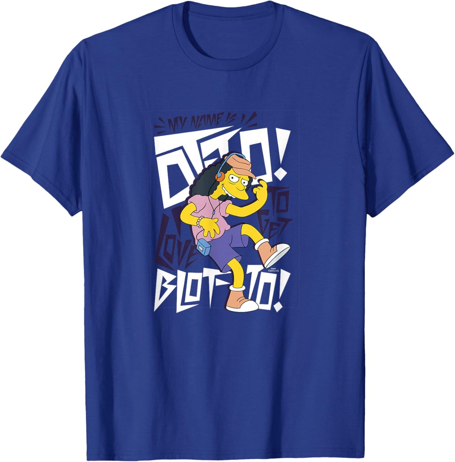 The Simpsons My Name Is Otto I Love To Get Blot-to T-Shirt - T-Shirt | Royal