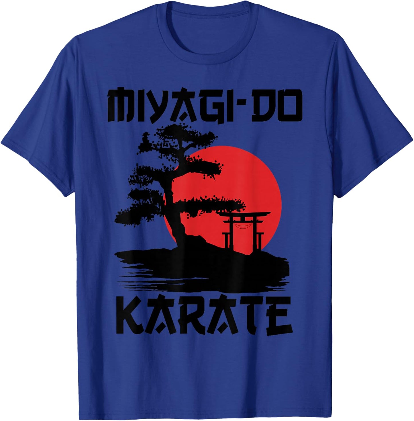 Retro Vintage Miyagi Road Karate Life Bonsai Martial Arts T-Shirt - T-Shirt | Royal