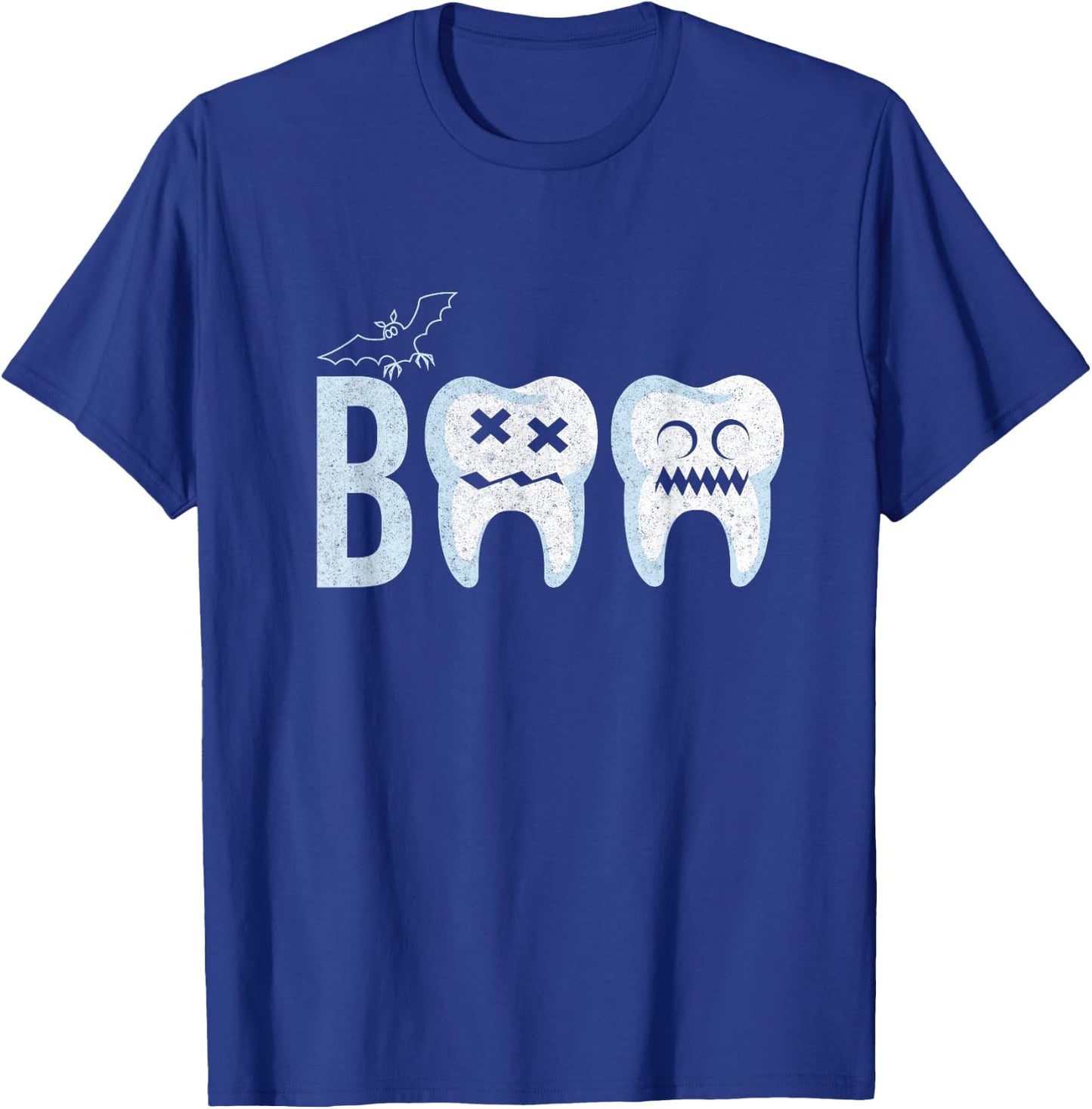 Funny Dentist Dental Teeth Halloween Boo Dental Medicine T-Shirt - T-Shirt | Royal