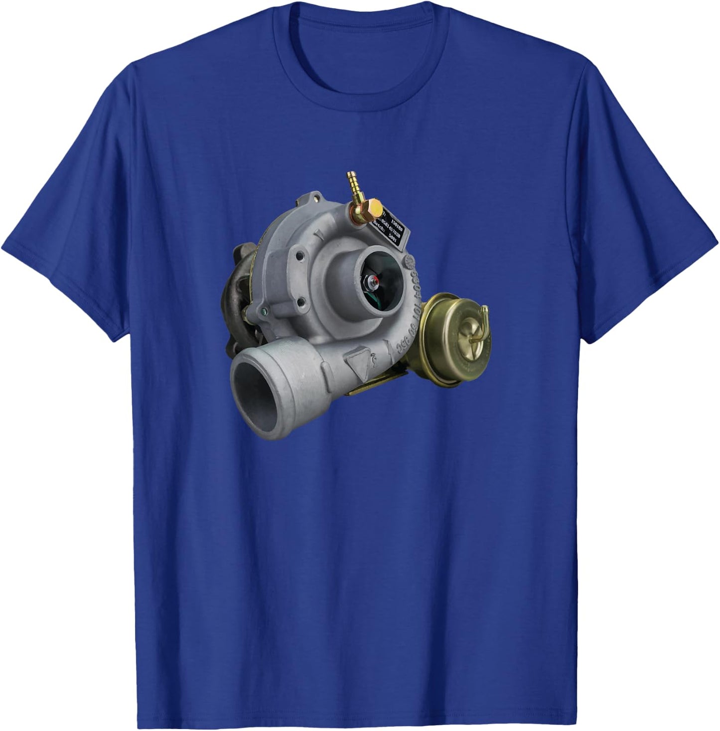 Turbo Car Boost Boosted Turbocharger E85 Intercooler Exhaust T-Shirt - T-Shirt | Royal