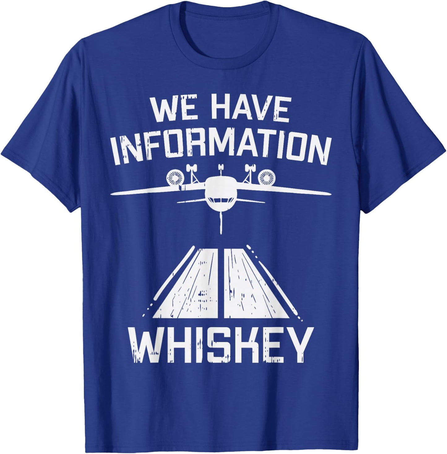 BoredKoalas Aviation Lovers Shirts Pilot Gifts Information Whiskey Funny Aviation Code Humor Pilot ATC Gift -Adults Black Small Classic Fit Short Sleeve Cotton Polyester T-Shirt - T-Shirt | Royal