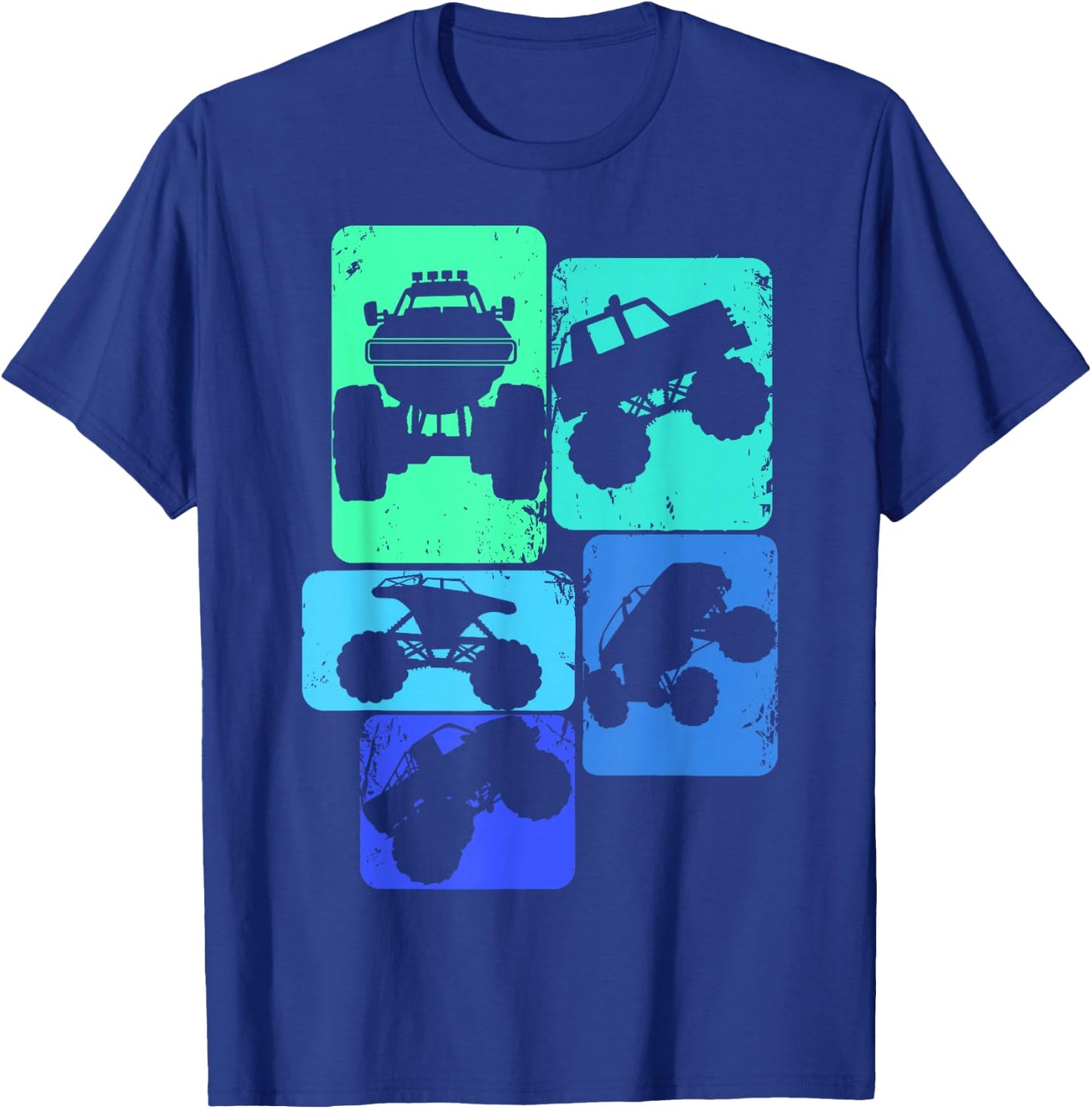 Monster Truck Boys Kids T-Shirt - T-Shirt | Royal