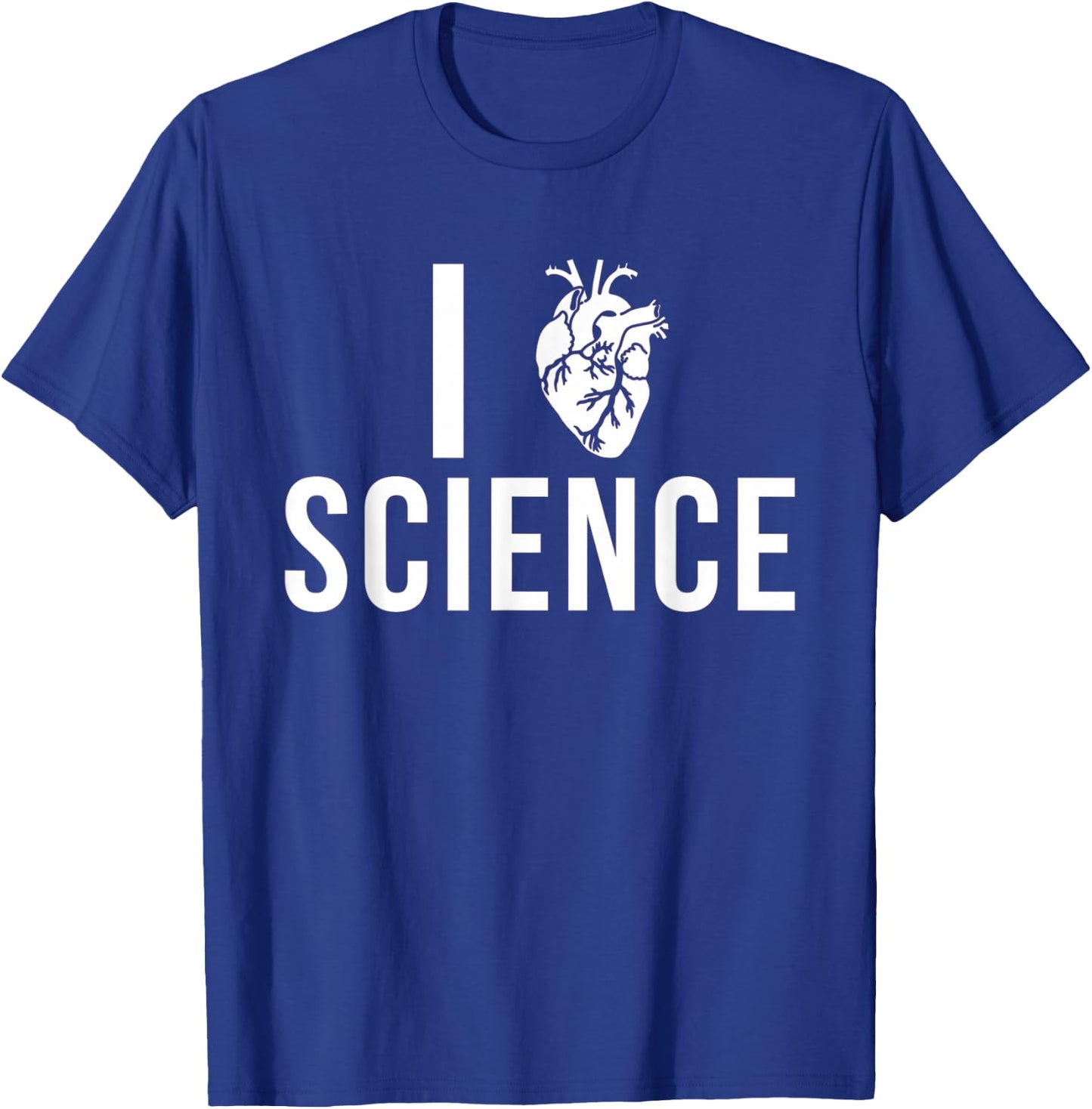 I love Science funny heart T-Shirt - T-Shirt | Royal