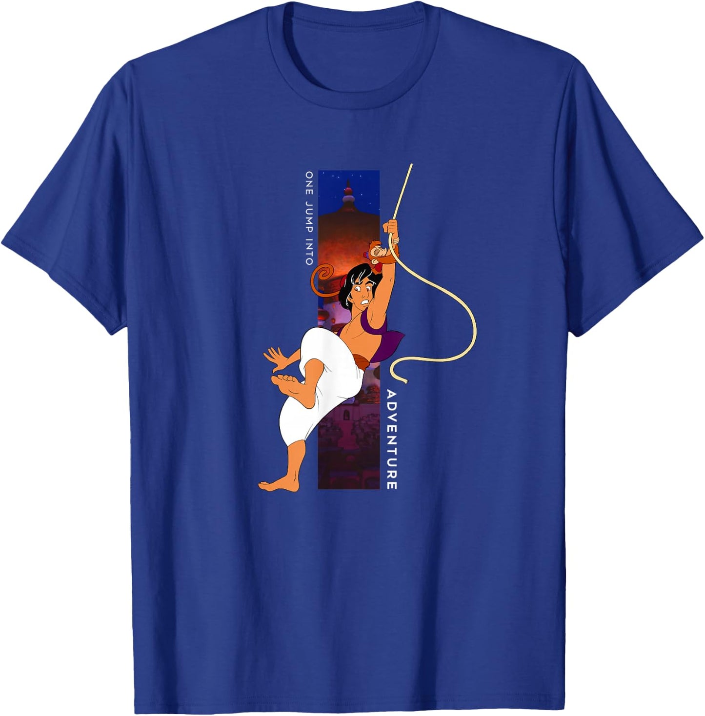 Disney Aladdin and Abu One Jump Into Adventure T-Shirt - T-Shirt | Royal