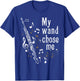 My Wand Chose Me - Flute Player Flutist Marching Band Music T-Shirt - T-Shirt | Royal