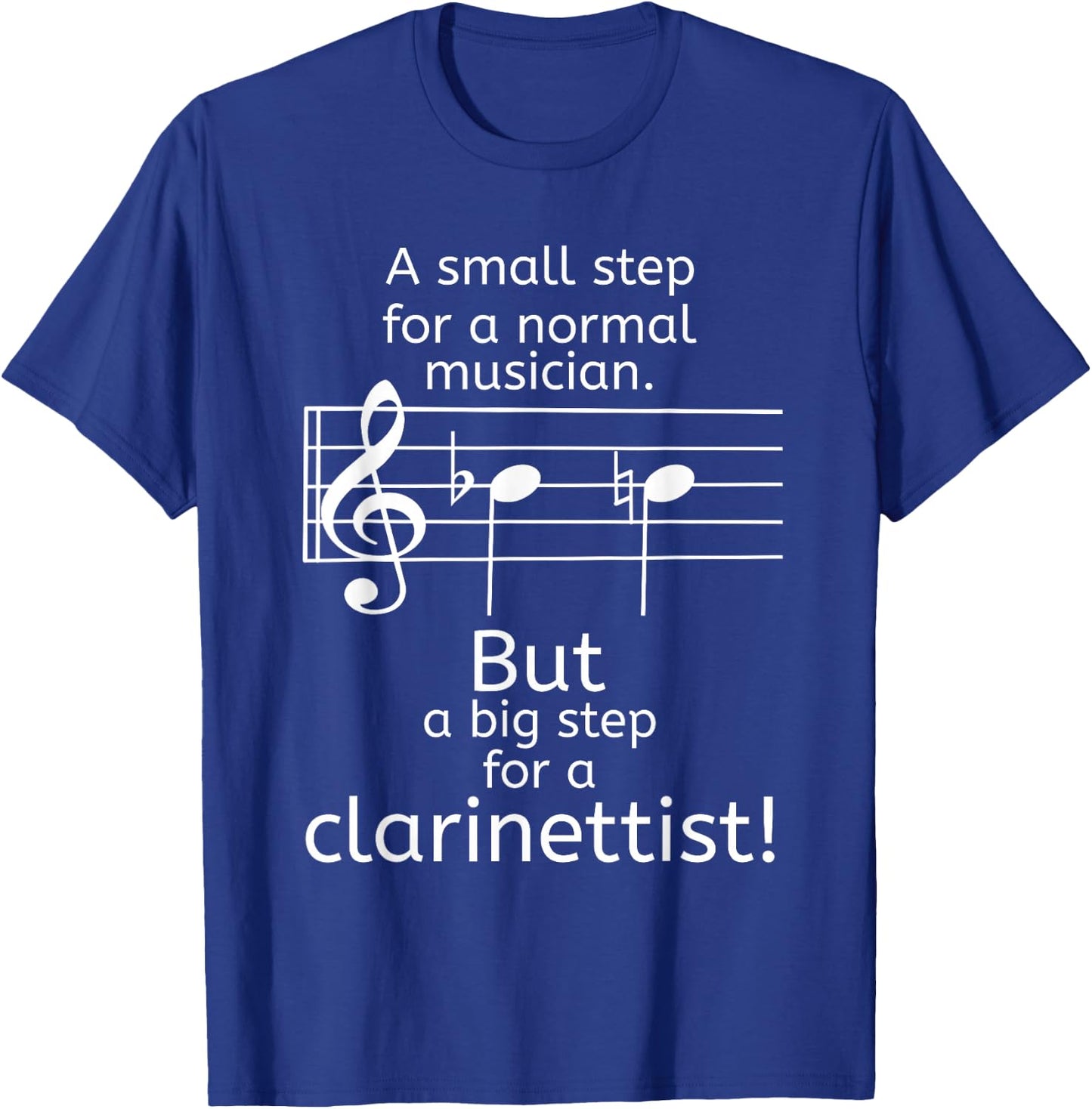 Funny Clarinet Musician Orchestra Clarinettist Design T-Shirt - T-Shirt | Royal