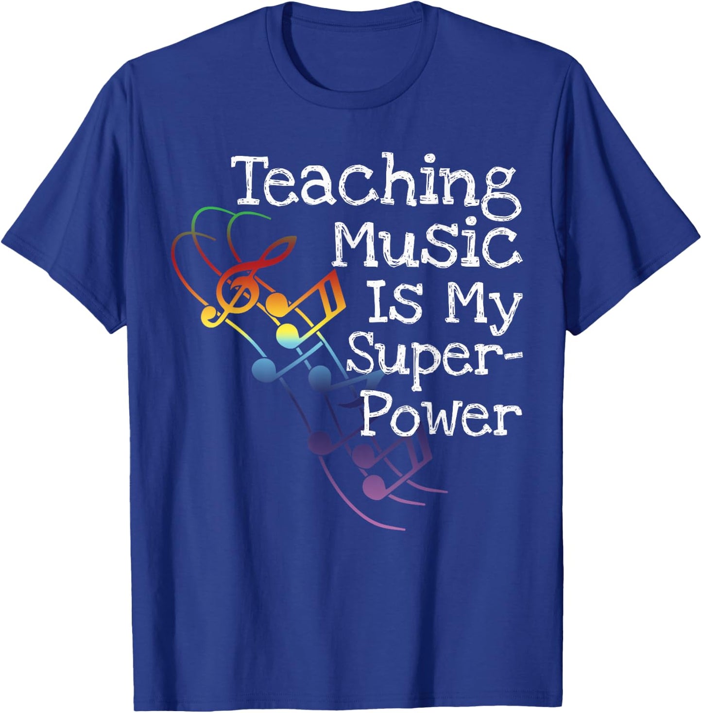 Music Teacher Gift T-Shirt - T-Shirt | Royal