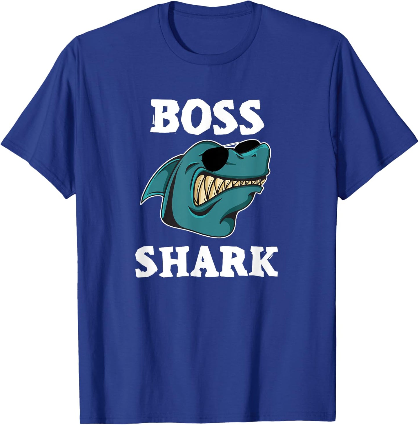Boss Shark Doo Mommy Daddy Matching Family Bossy T-Shirt - T-Shirt | Royal