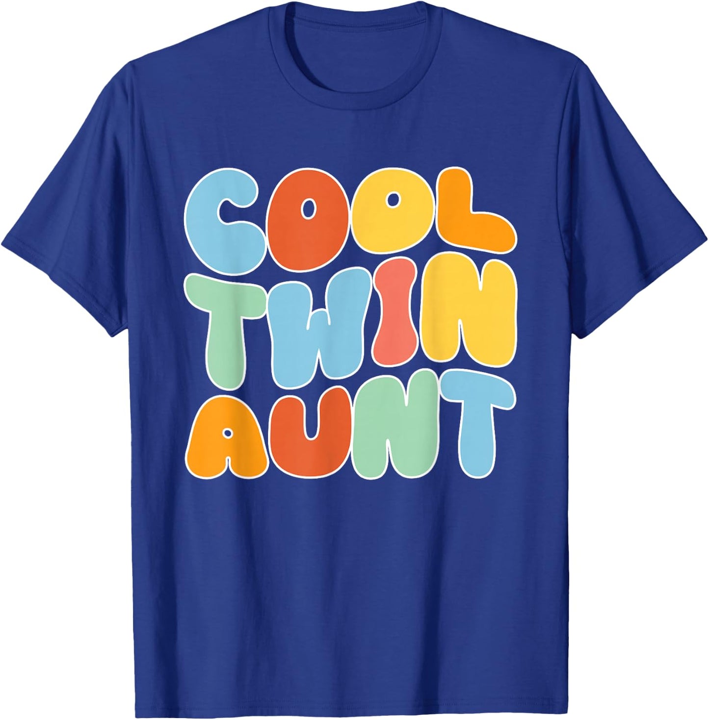 Cool Twin Aunt Of Twins Twin Auntie Of Twins T-Shirt - T-Shirt | Royal