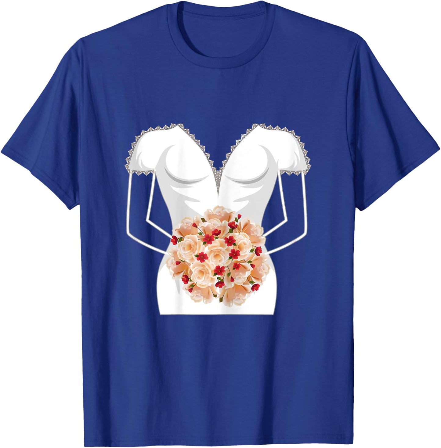Bridal Shower Wedding Marriage Dress For Bride T-Shirt - T-Shirt | Royal