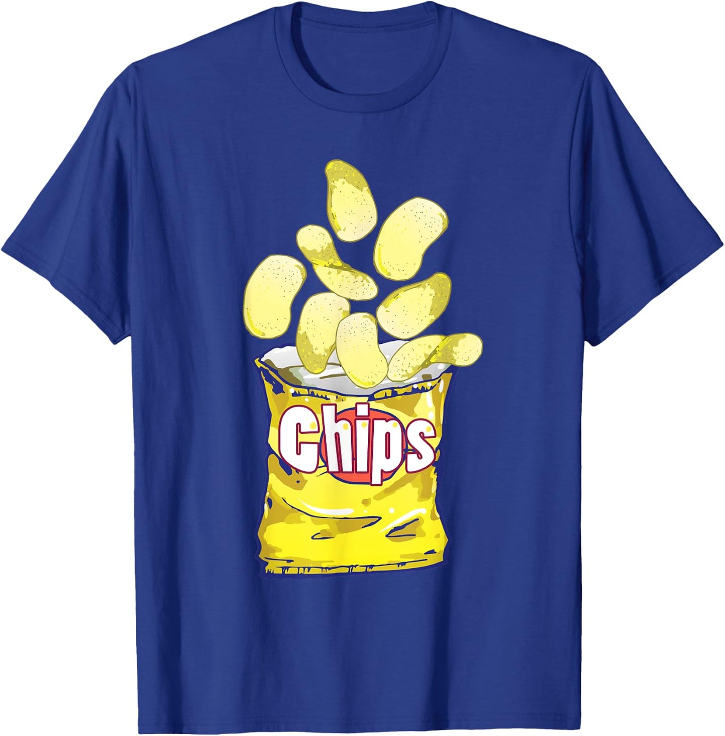 Game Day Potato Chips T-Shirt - T-Shirt | Royal