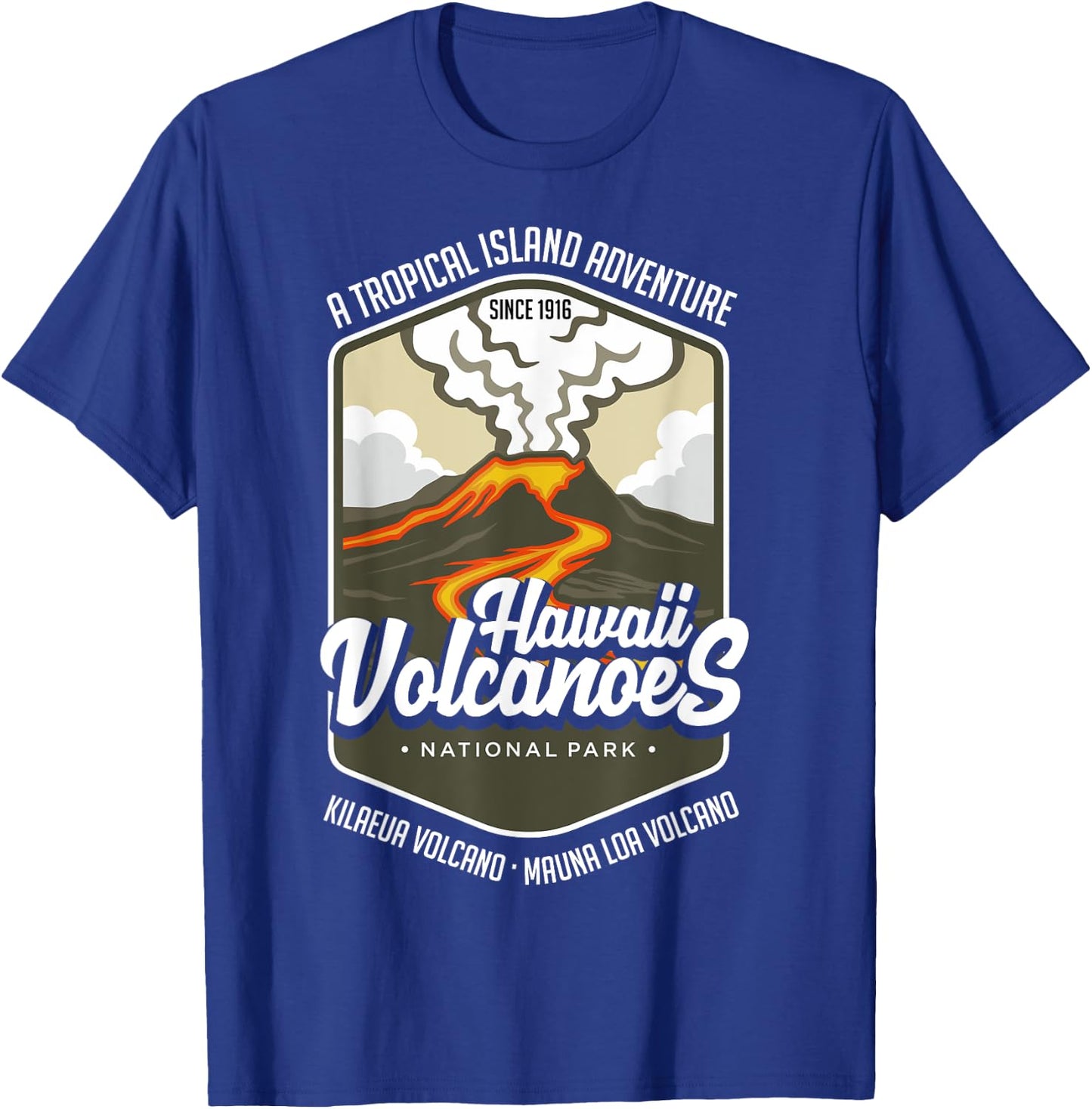 Hawaii Volcanoes National Park - Kilauea Mauna T-Shirt - T-Shirt | Royal