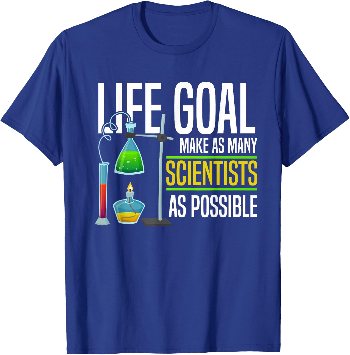 Scientist Professor Laboratory Research - Science T-Shirt - T-Shirt | Royal