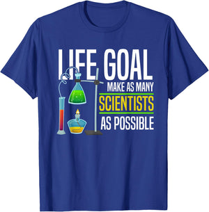 Scientist Professor Laboratory Research - Science T-Shirt - T-Shirt | Royal