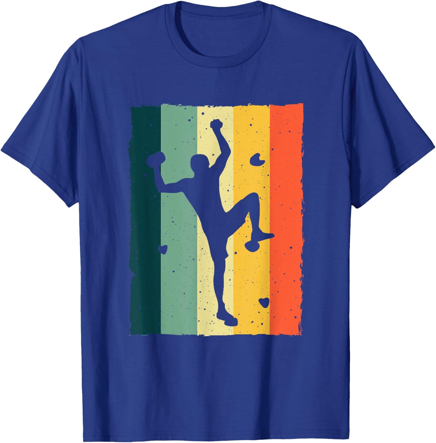 Vintage Bouldering Design Rock Climbing Women Kids T-Shirt - T-Shirt | Royal