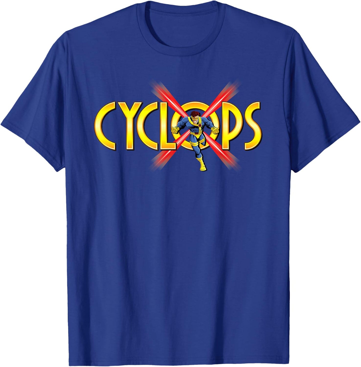 Marvel X-Men Cyclops Retro T-Shirt - T-Shirt | Royal
