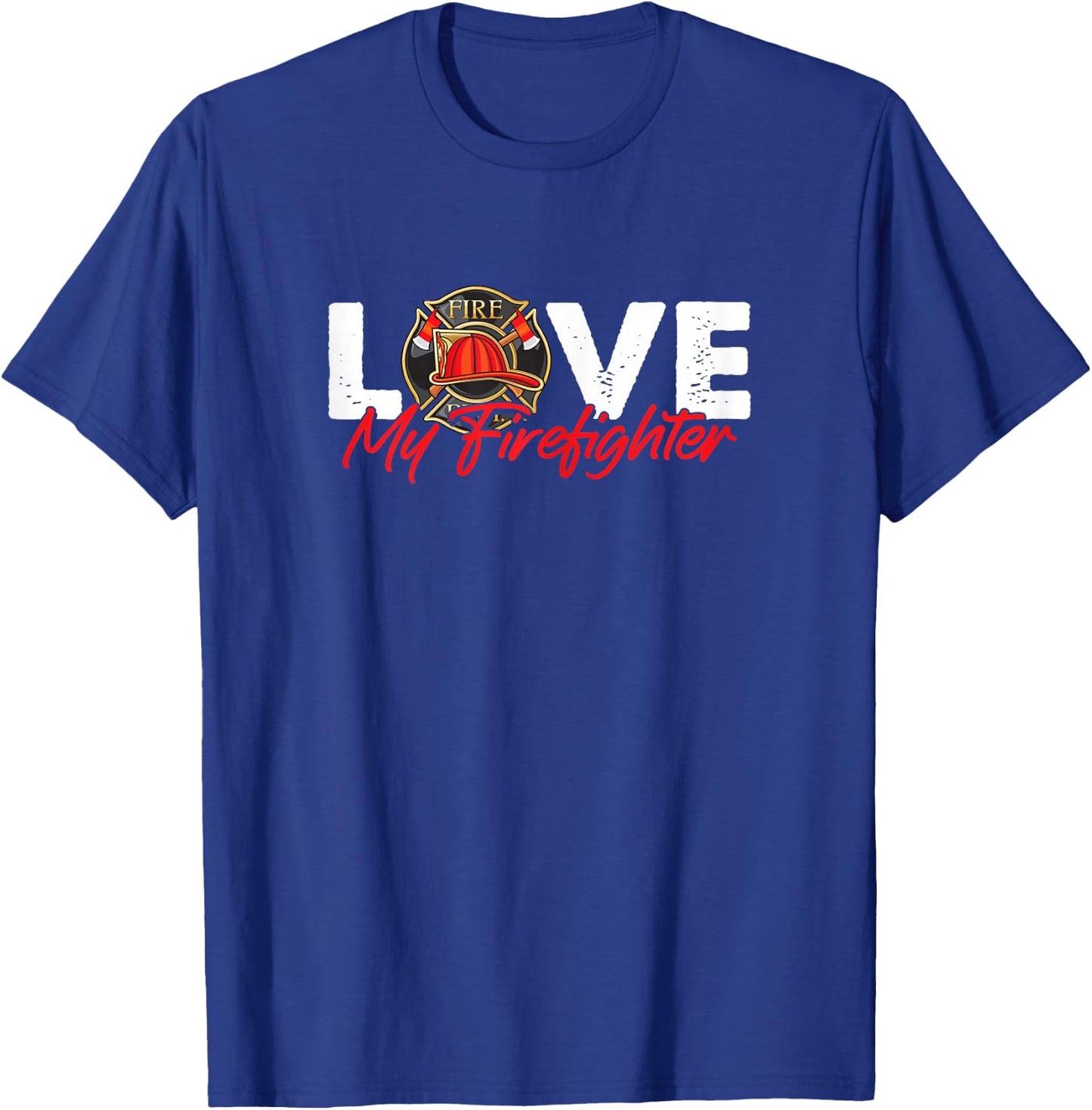 Fireman - Volunteer Fire Brigade T-Shirt - T-Shirt | Royal