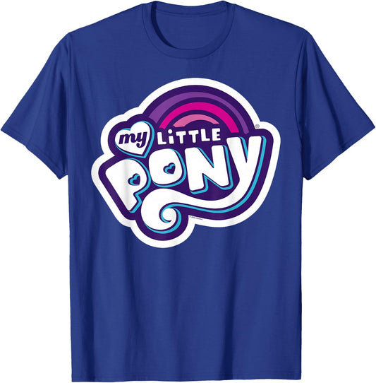 My Little Pony: Friendship is Magic Classic Retro Logo T-Shirt - T-Shirt | Royal