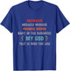 Waymaker Miracle Worker Promise Keeper John 3:16 - Christian T-Shirt - T-Shirt | Royal
