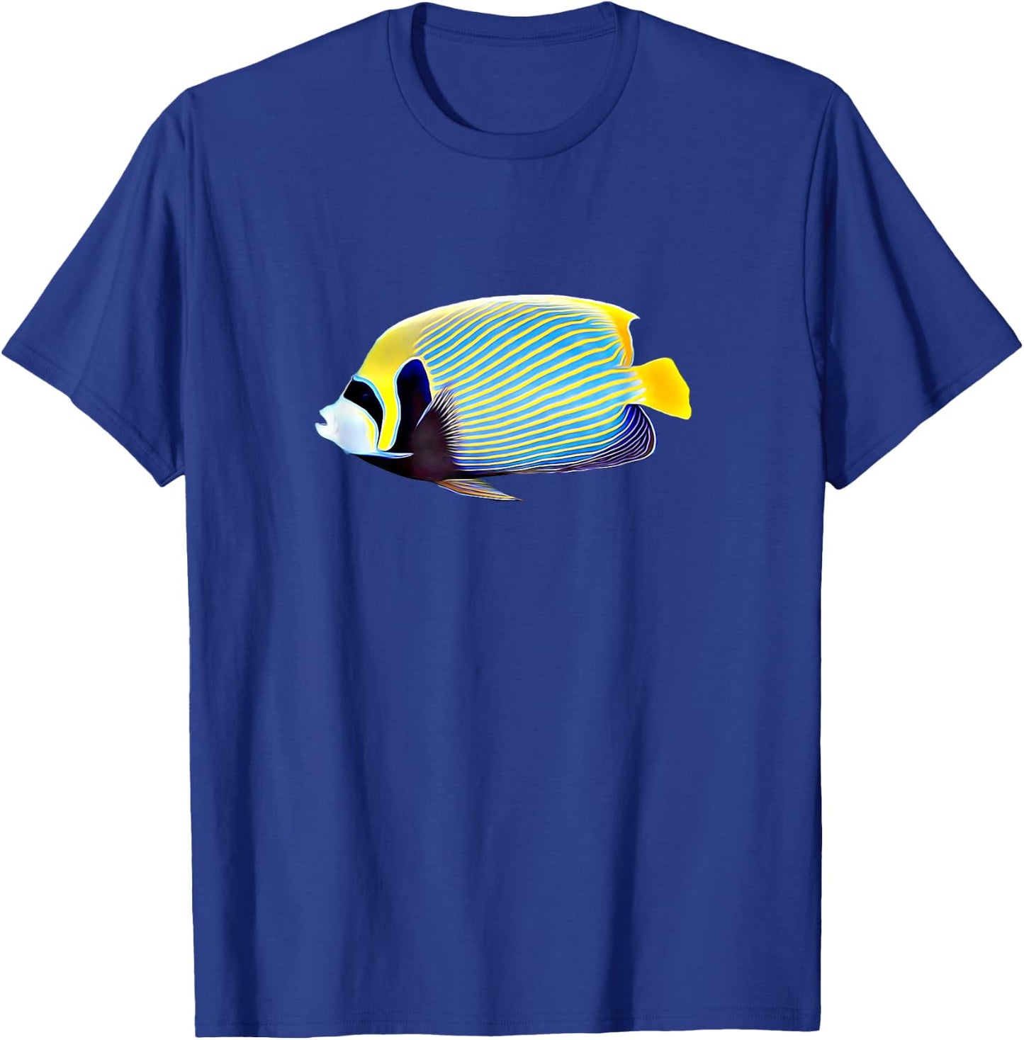 Emperor Angelfish Saltwater reef aquarium fish tank shirt T-Shirt - T-Shirt | Royal