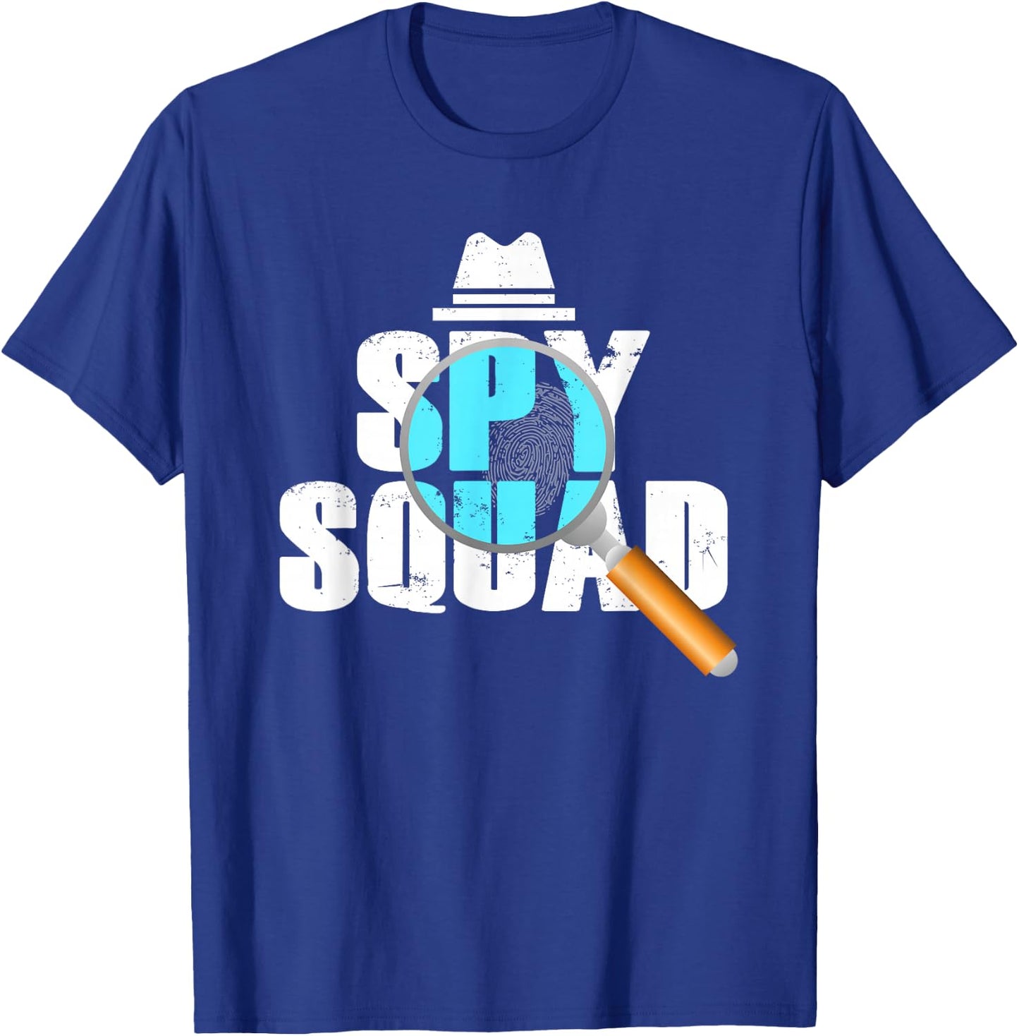 Spy Squad Police Crime Investigator Private Detective Team T-Shirt - T-Shirt | Royal