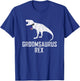 Groom Dinosaur Shirt Funny Groomsaurus Rex Wedding Gift T-Shirt - T-Shirt | Royal