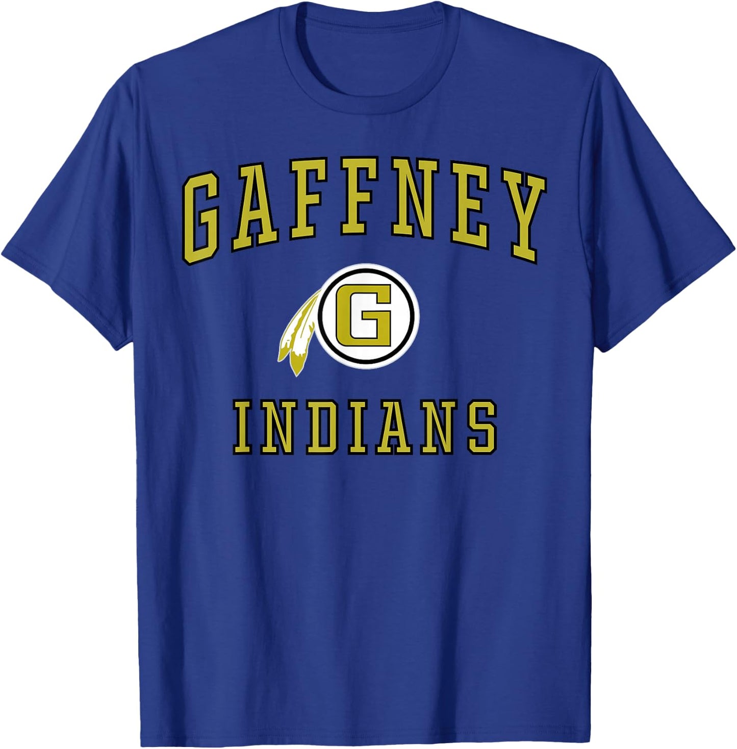 Gaffney High School Indians C1 T-Shirt - T-Shirt | Royal
