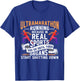 Ultramarathon Ultra Running Ultra Runner Ultra Marathon T-Shirt - T-Shirt | Royal