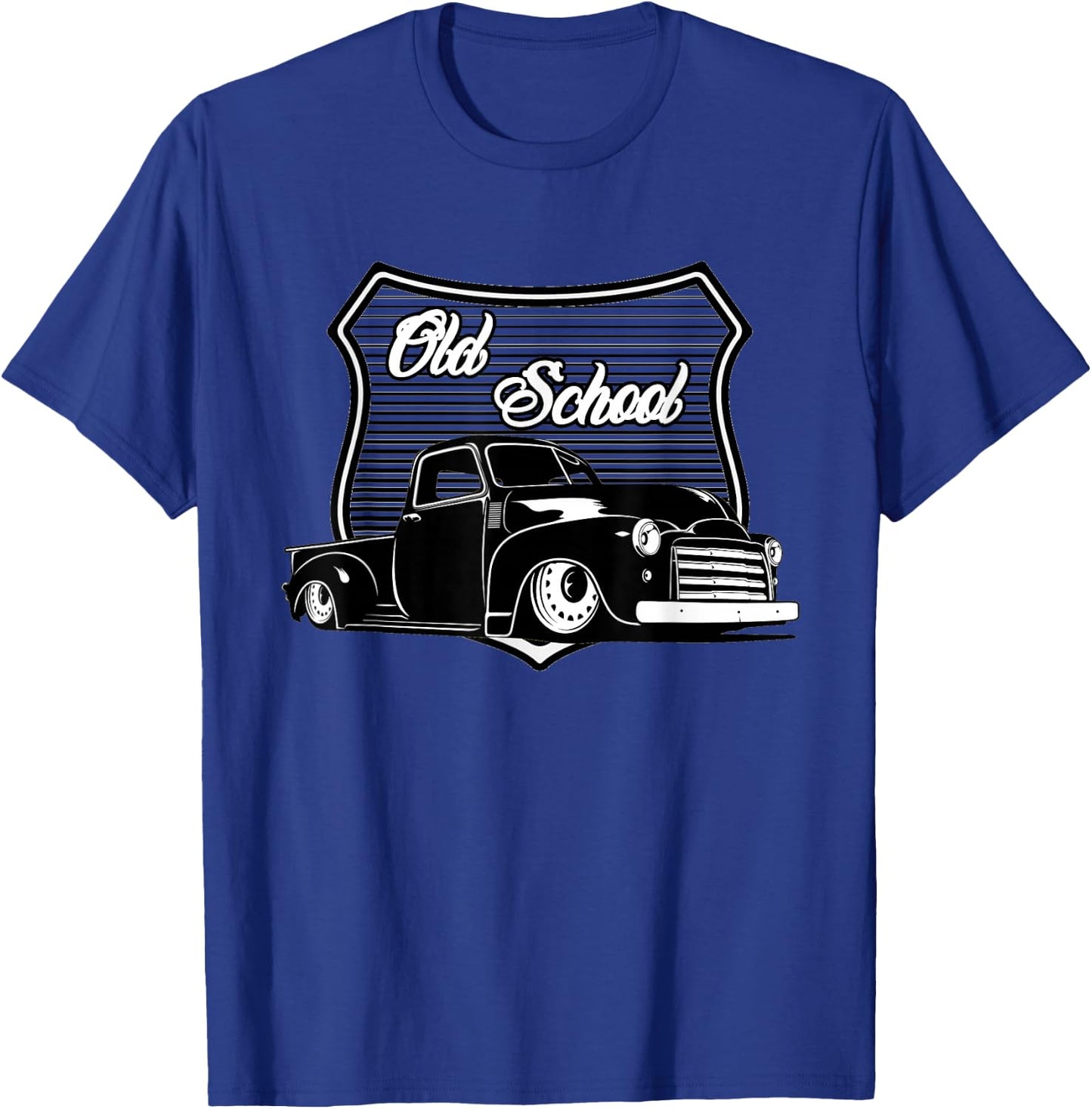 Vintage Truck, Vintage Muscle, Lowrider,Men's Lowrider Truck T-Shirt - T-Shirt | Royal