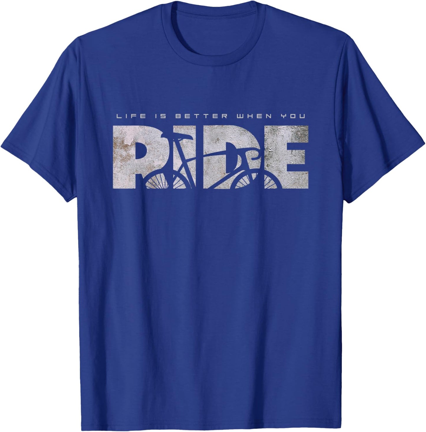 Road Biking Bicycle Cycling T-Shirt - T-Shirt | Royal