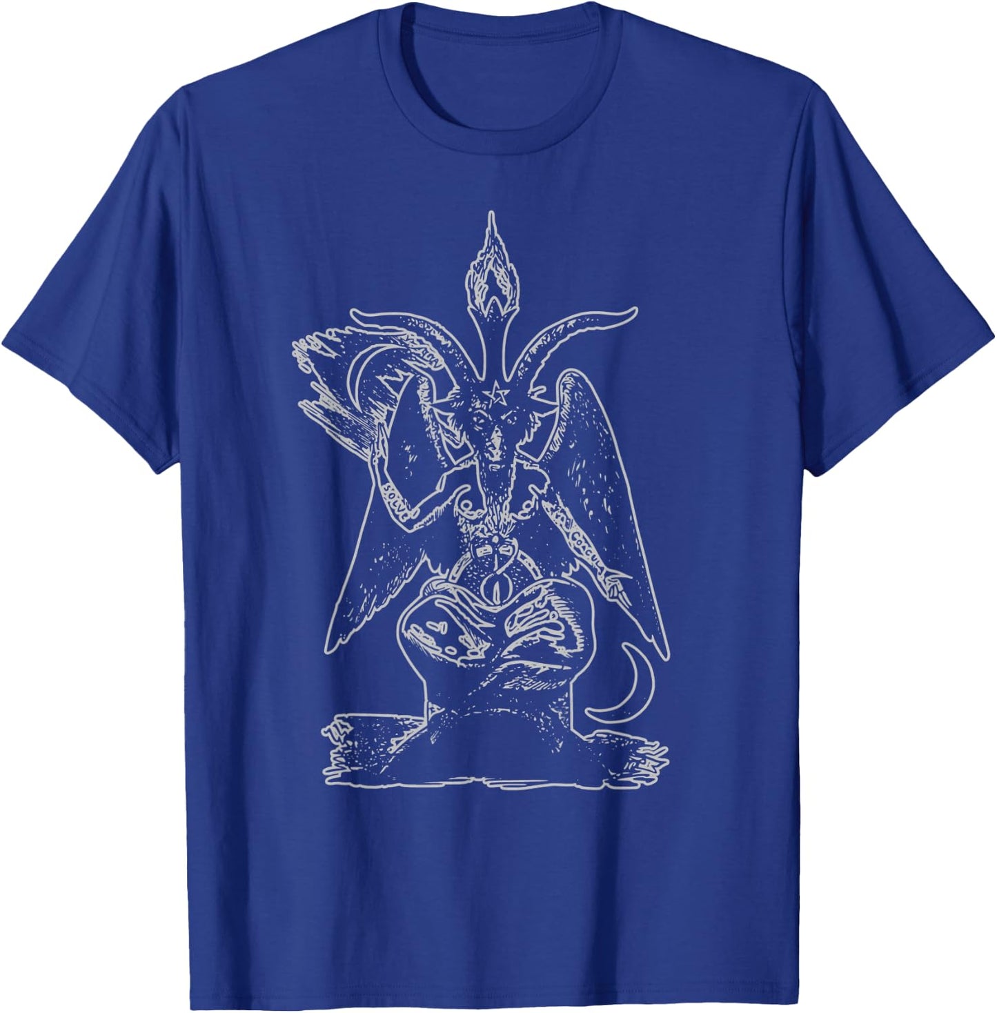 Baphomet Goat Satan Black Magick Lucifer Occult T-Shirt - T-Shirt | Royal