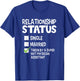 Funny His Her Gift Physician Assistant Relationship Status T-Shirt - T-Shirt | Royal
