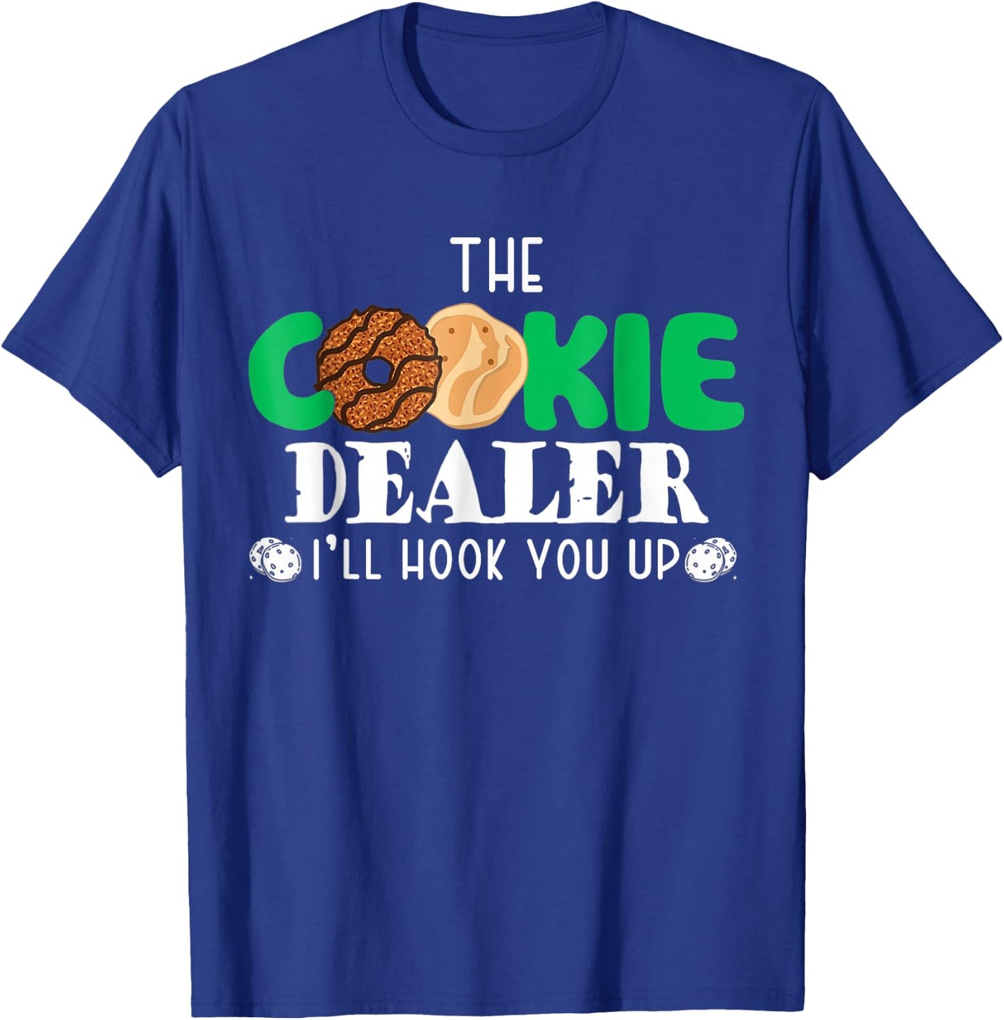 Cookie Dealer Family Matching Birthday Apparel Black Girls' Birthday T-Shirt - T-Shirt | Royal