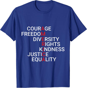 Check out my USA Shirts America Courage Freedom Rights Justice T-Shirt - T-Shirt | Royal