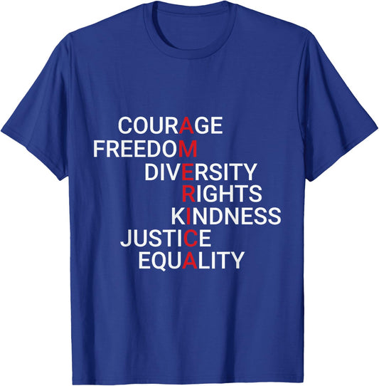 Check out my USA Shirts America Courage Freedom Rights Justice T-Shirt - T-Shirt | Royal