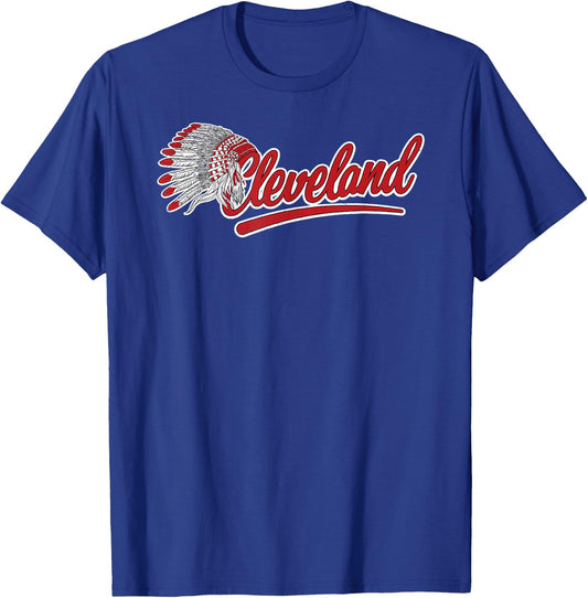 Cleveland Shirt CLE Shirt Women Kids T-Shirt - T-Shirt | Royal